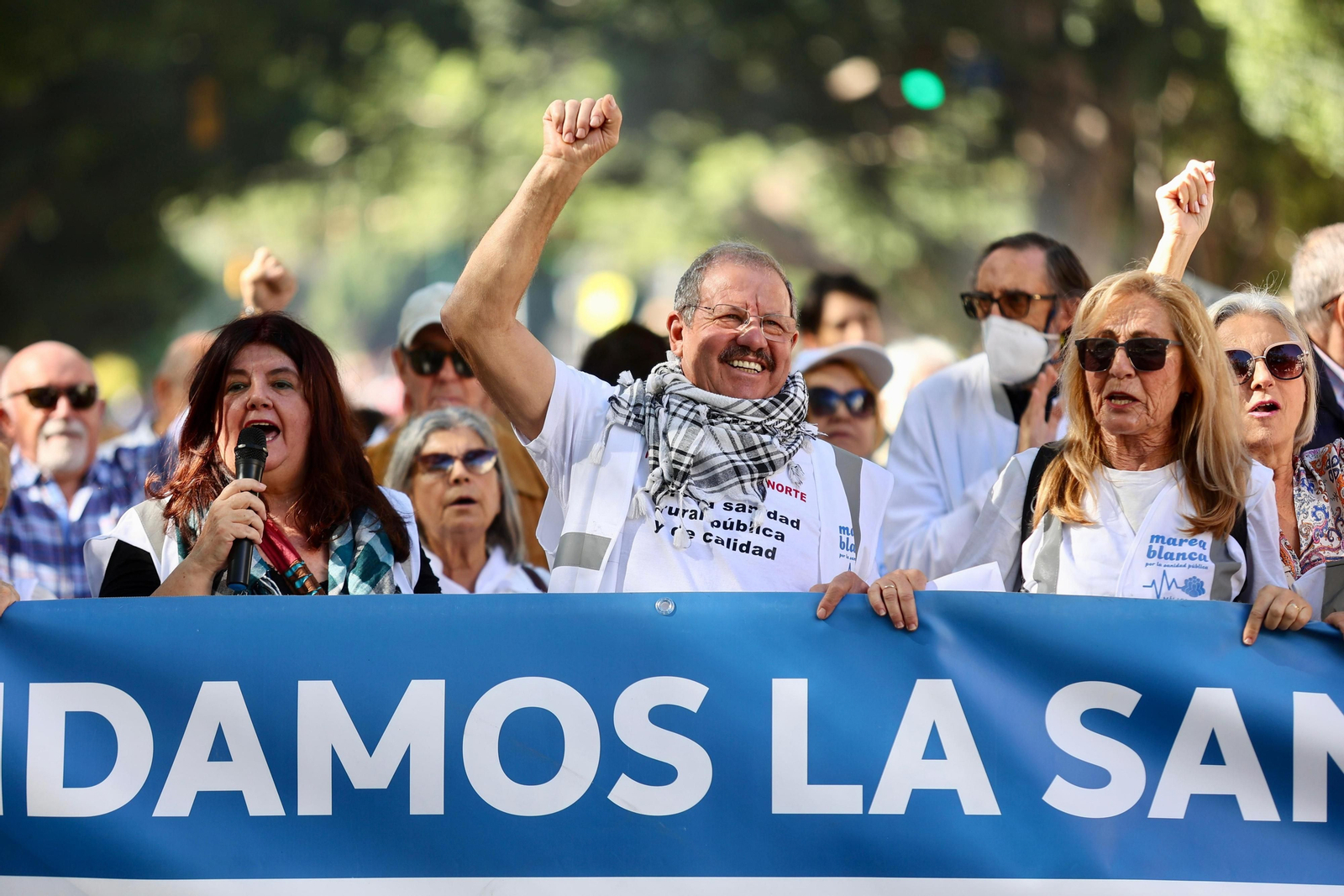 La Marea Blanca sale a las calles de Málaga para defender la sanidad pública andaluza