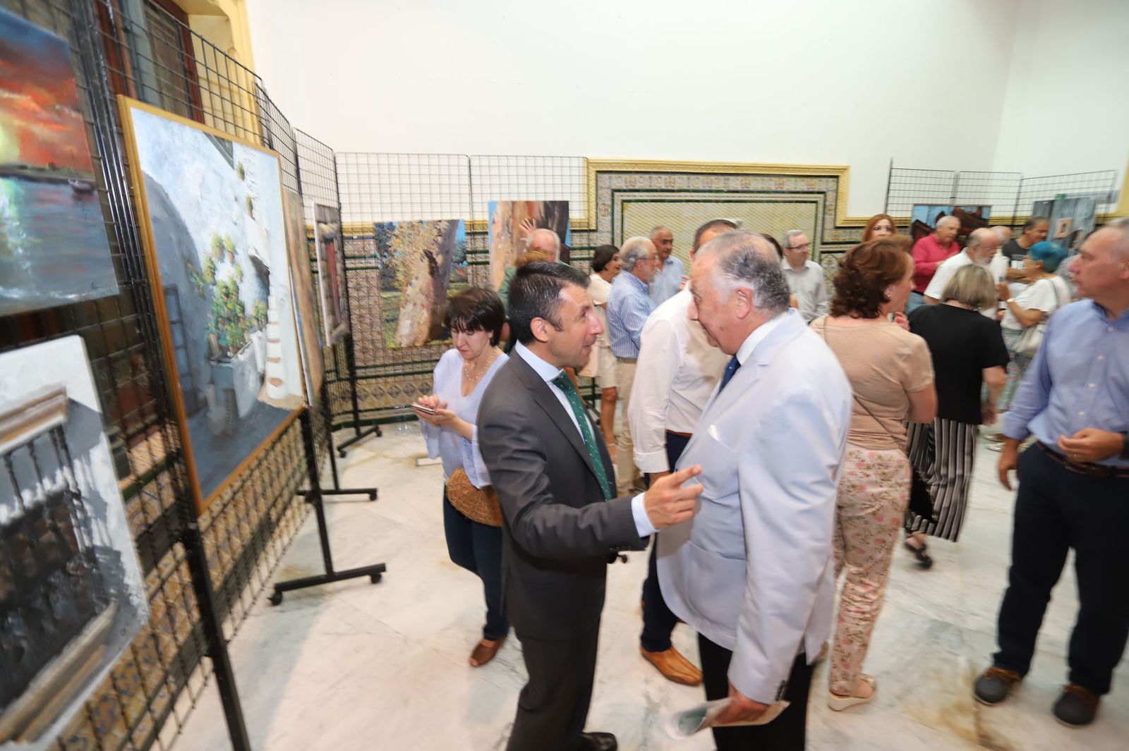 Inauguración de la Exposición de Alfonso Aramburu