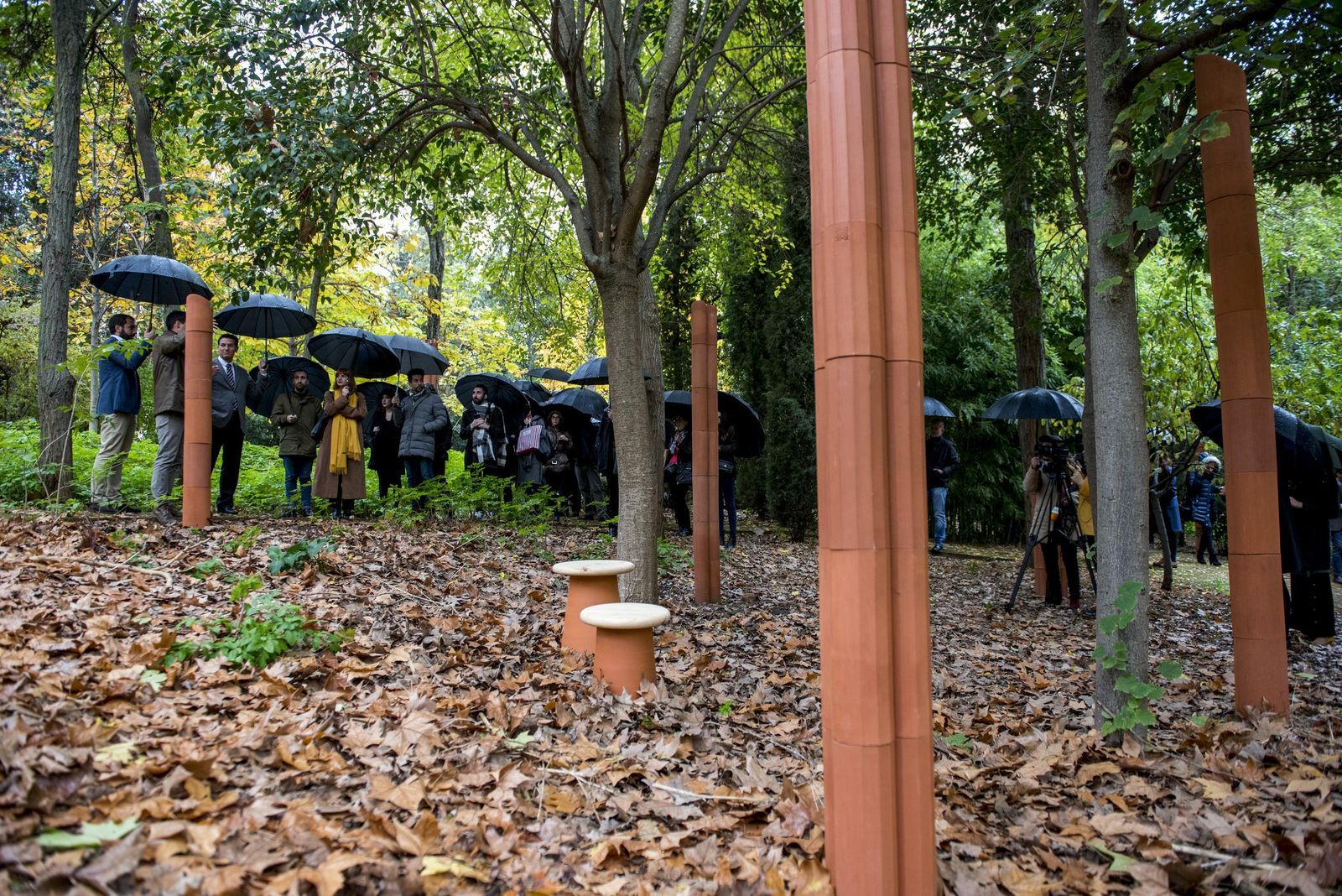 Así es el 'Bosque' que Cervezas Alhambra ha levantado en Granada