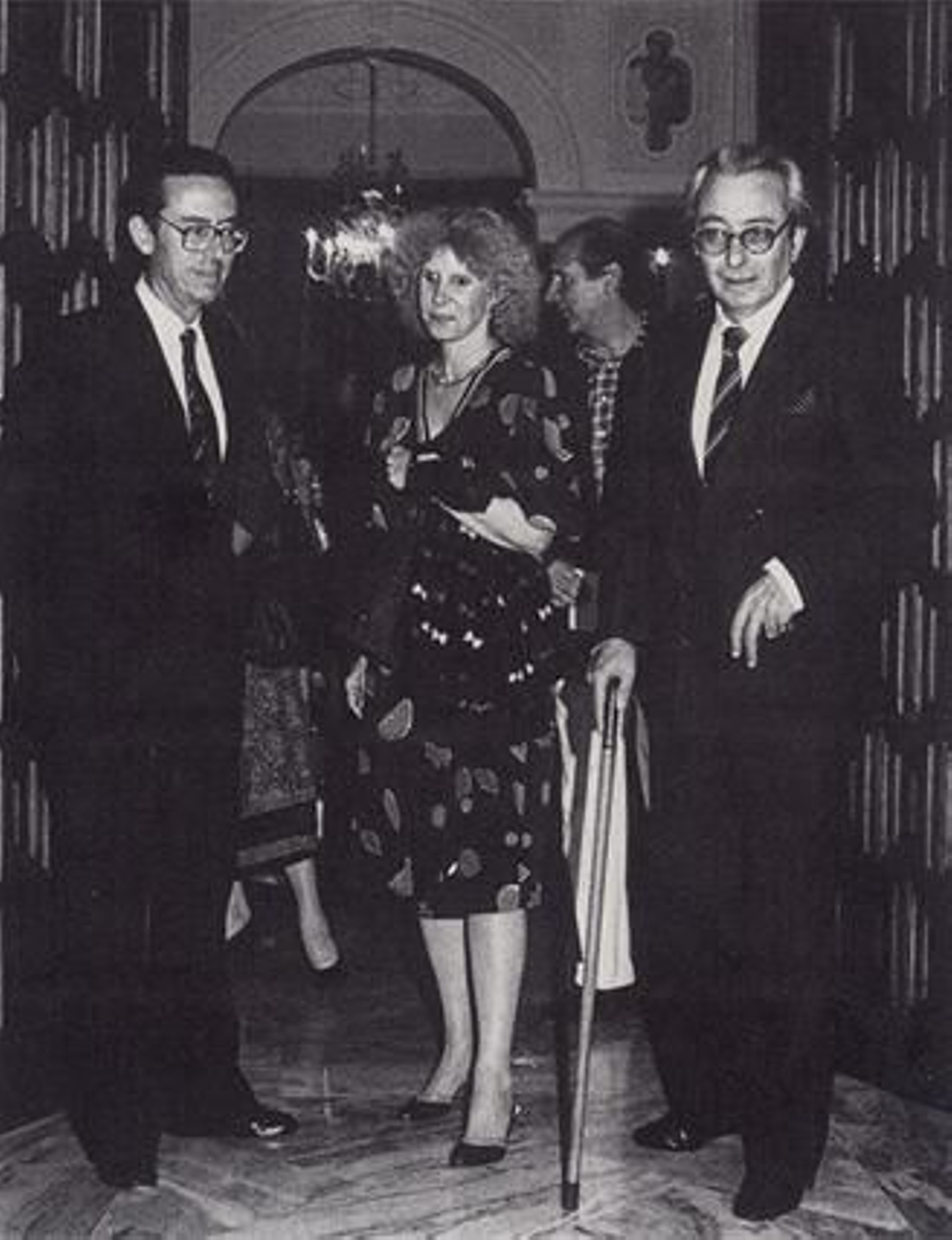 Cayetana de Alba junto a su segundo marido, Jesús Aguirre.