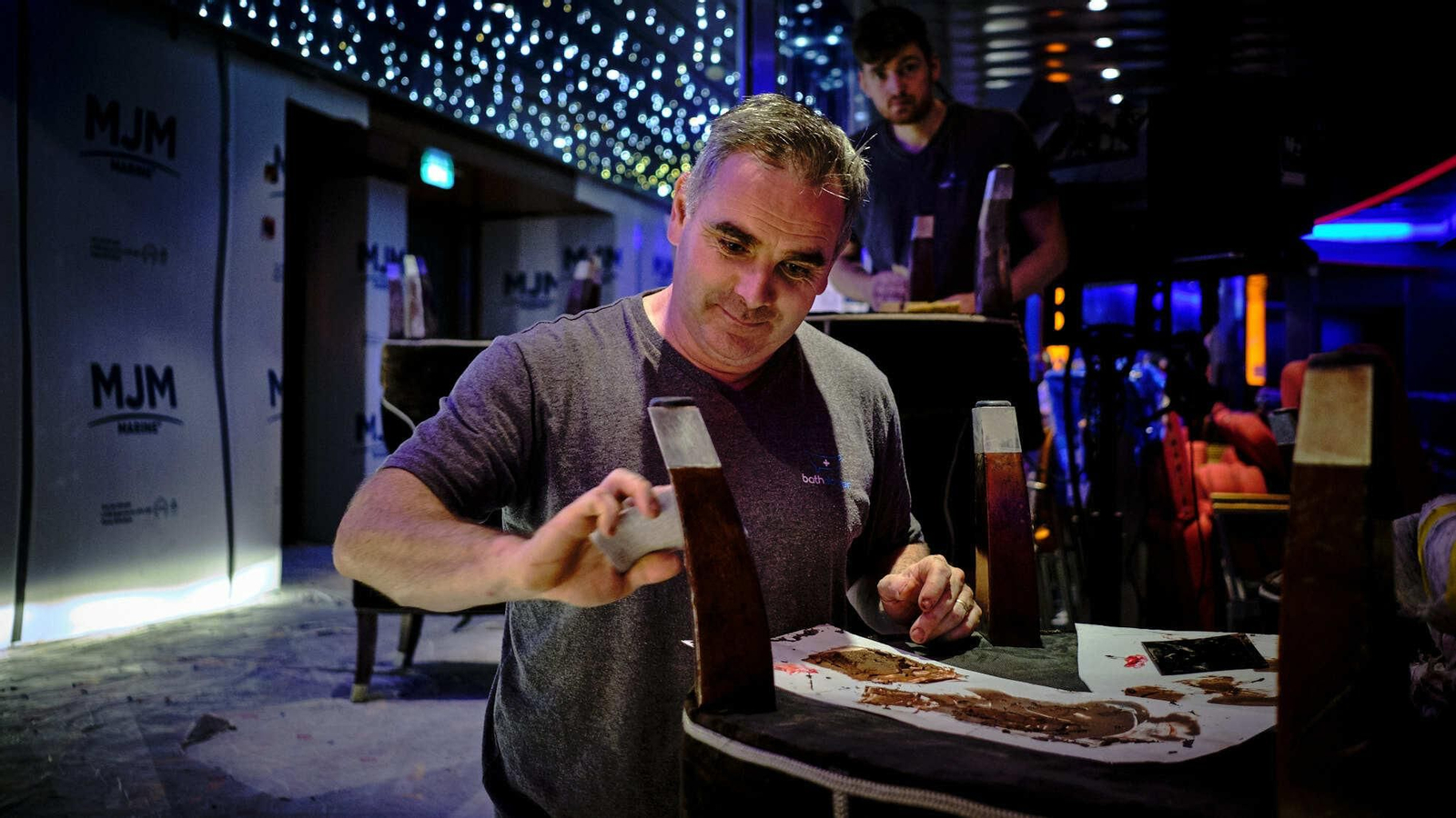 Obras en el buque 'Oasis of the Seas' Obras en el buque 'Oasis of the Seas'