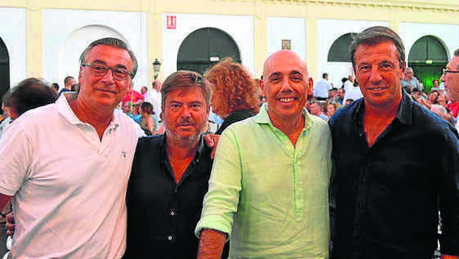 Matías Pérez Sibón, Lázaro Ruiz, Angosto Ray  y José González.