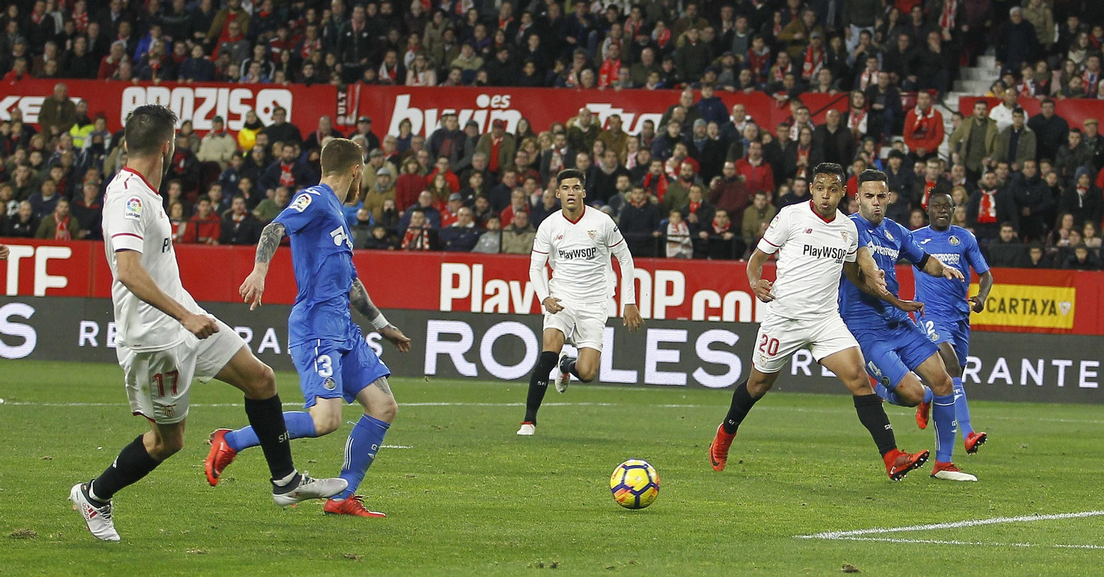 El Sevilla-Getafe en imágenes