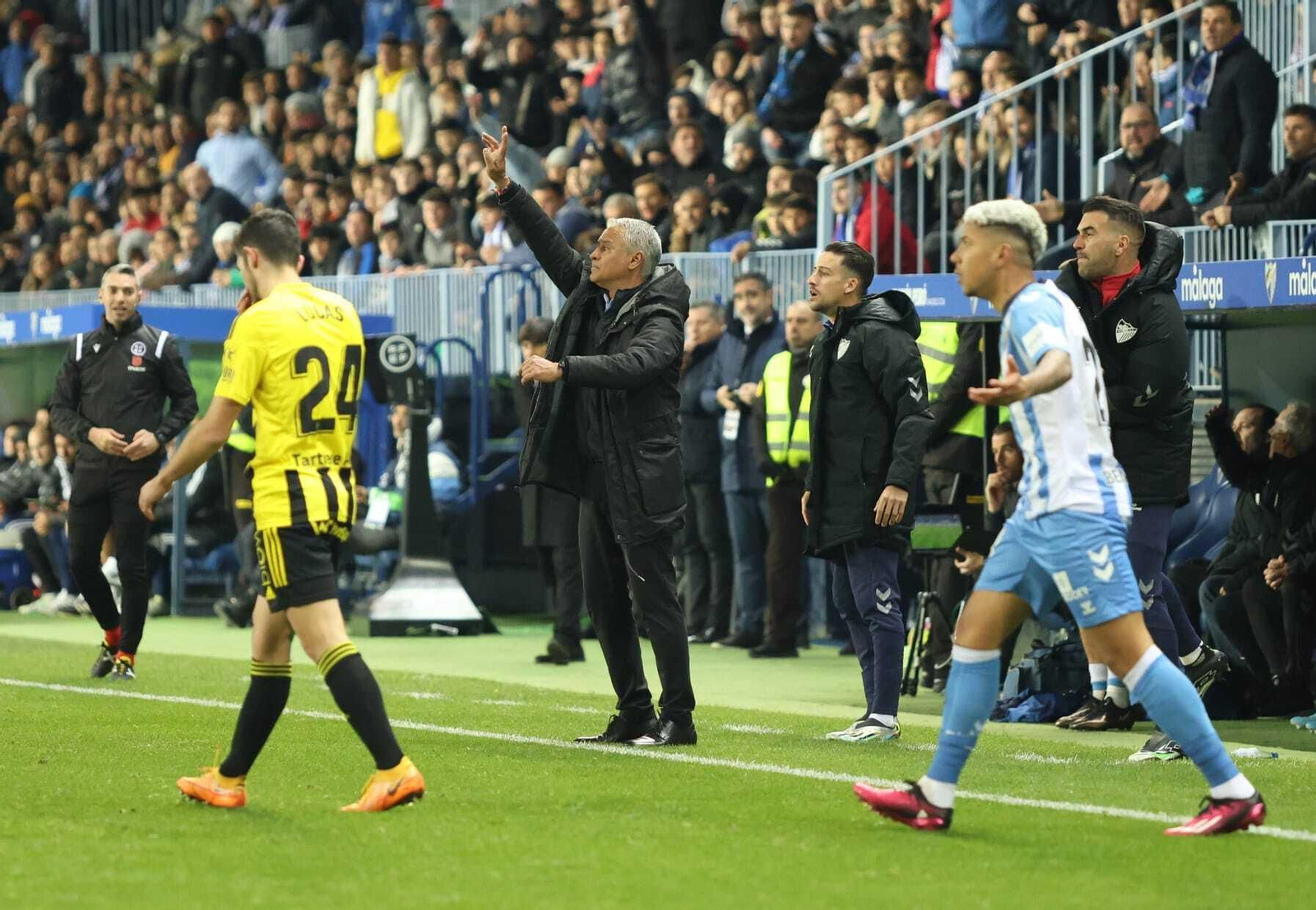 El Málaga CF - Real Oviedo, en fotos