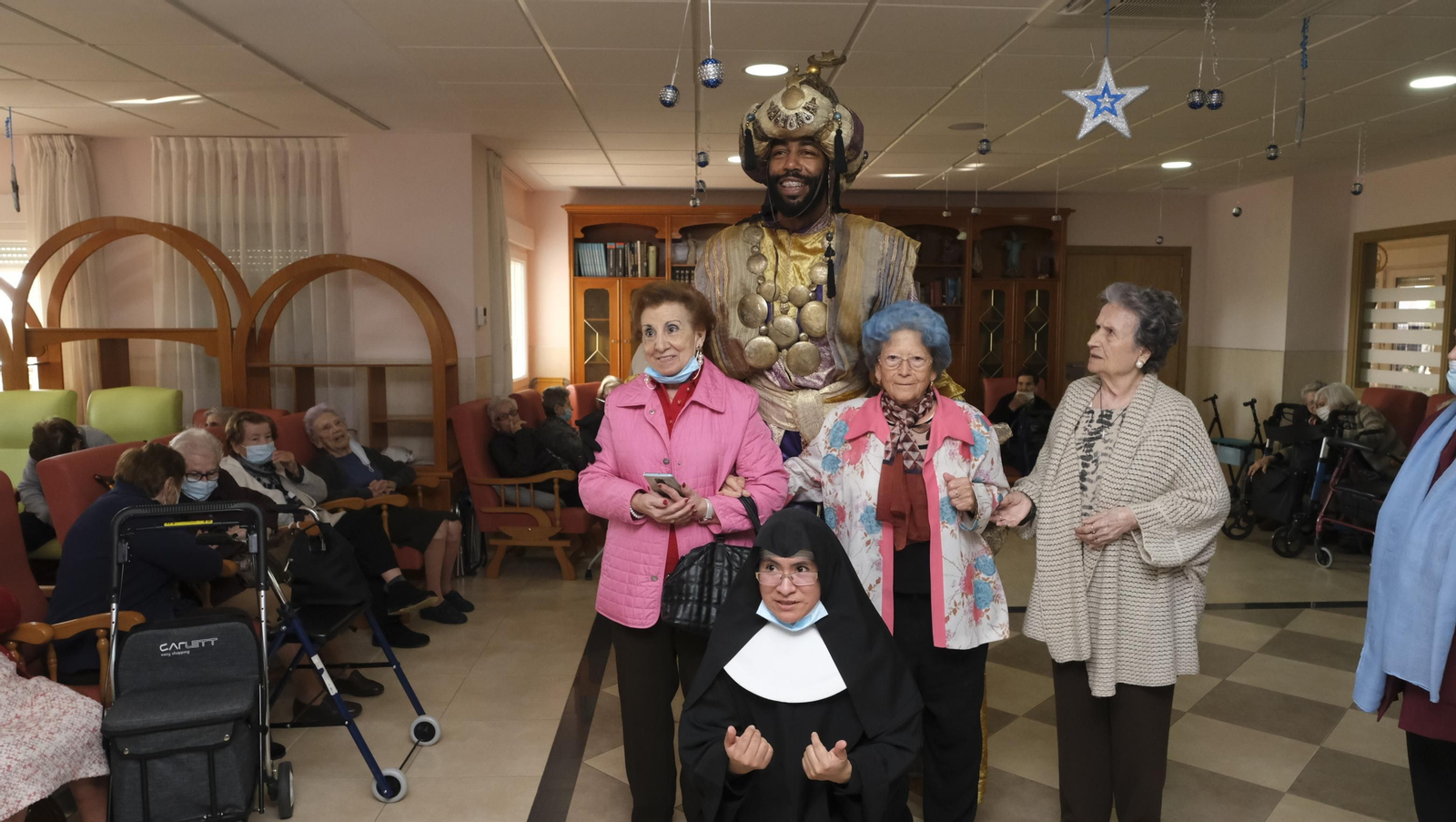 Los Reyes Magos en la Residencia Santa Teresa Jornet