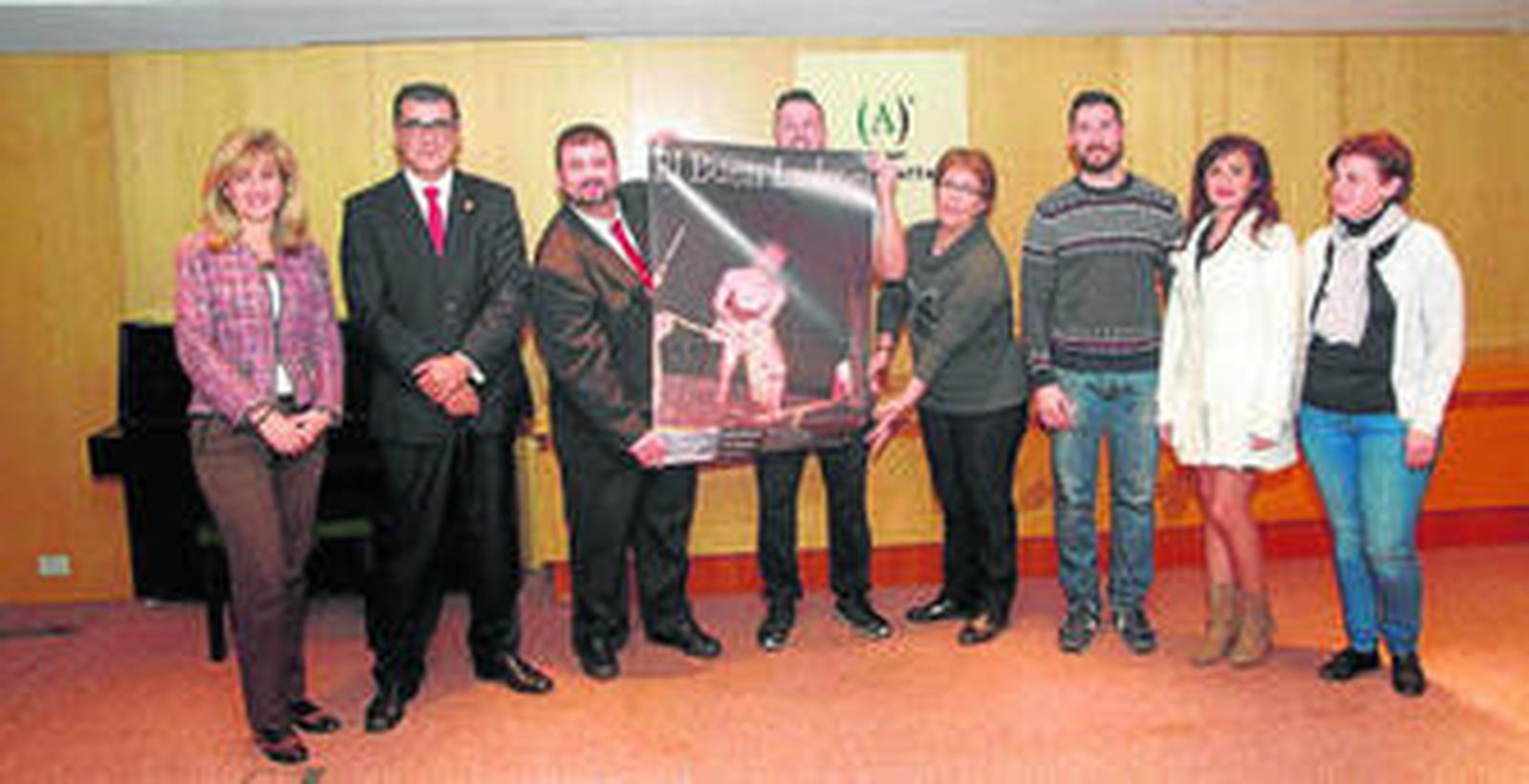 Presentación del cartel de la obra 'El buen ladrón, la leyenda de Dimas'.