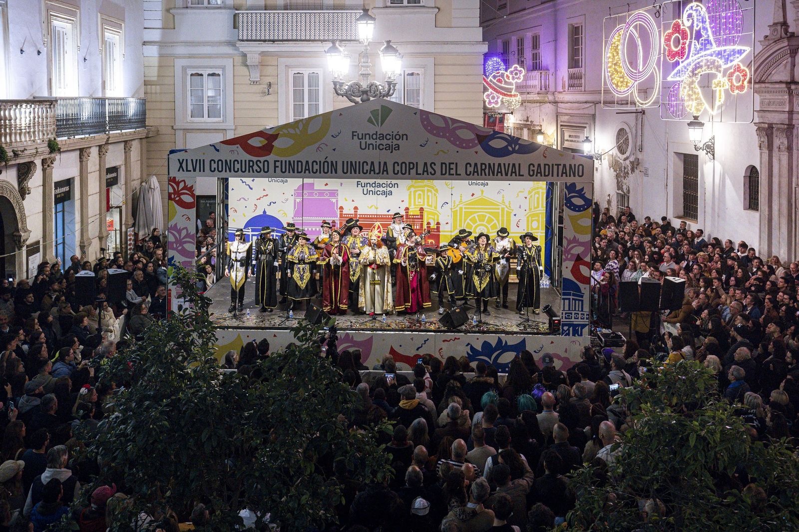 Las imágenes de la entrega de los premios del XLVII Concurso Fundación Unicaja Coplas del Carnaval Gaditano