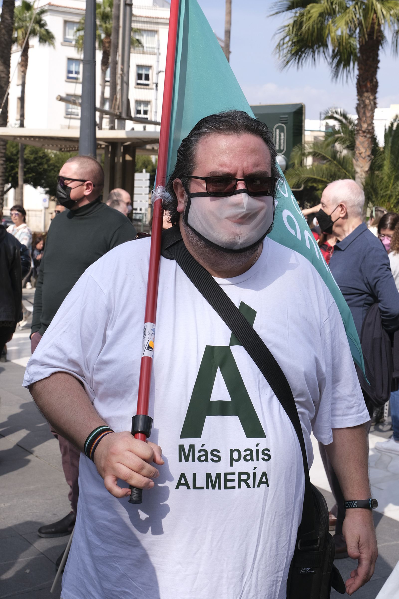 Imágenes de la manifestación a favor de la sanidad pública en Almería