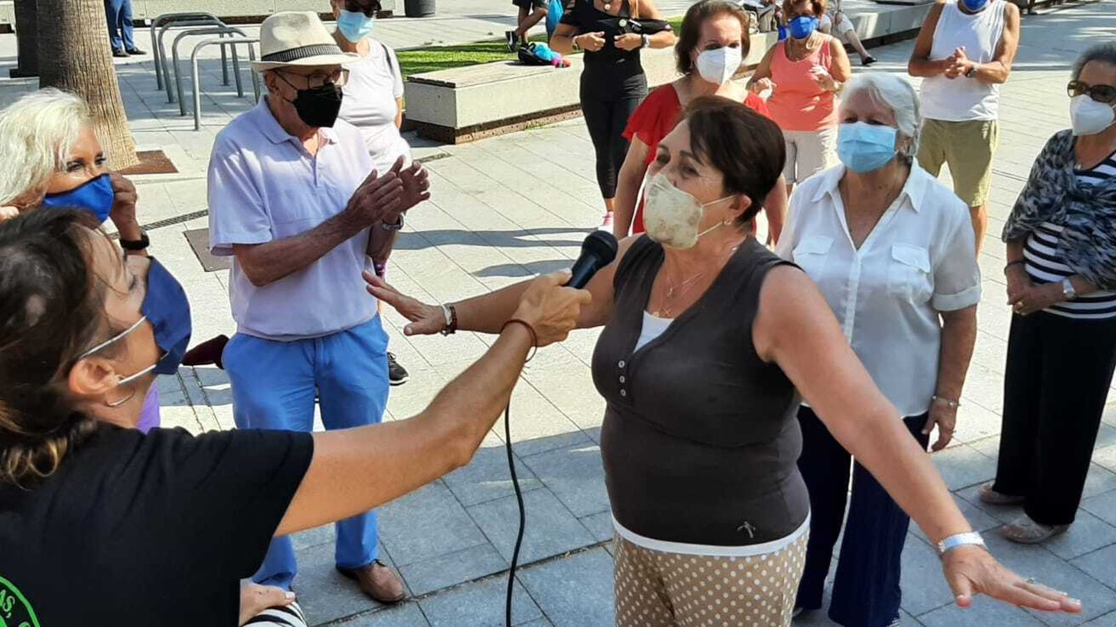 Barrio Vivo en la jornada deportiva al aire libre, Algeciras