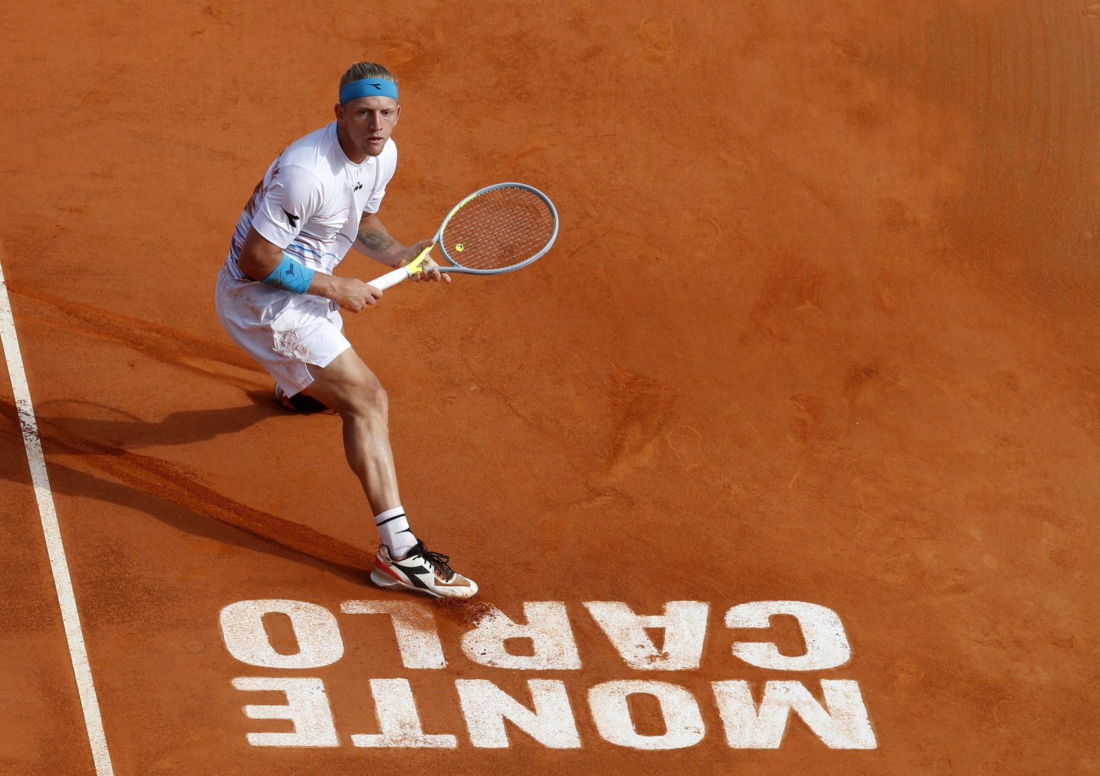 Davidovich, en un lance en la Court Rainier III.