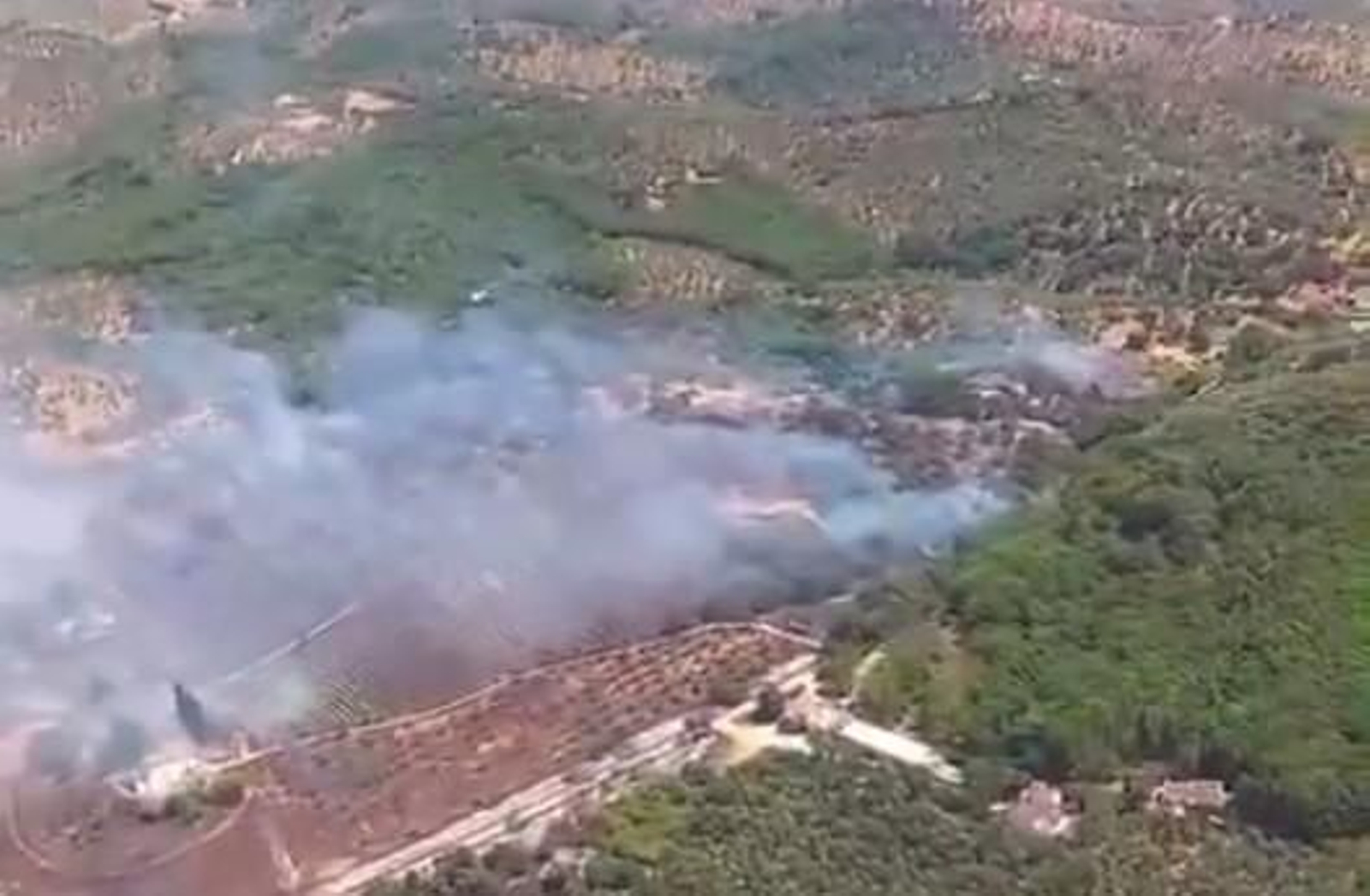 Incendio en Constantina