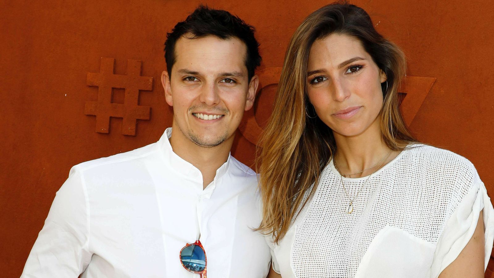 Arbelaez y su pareja, la periodista y Miss Francia Laury Thilleman.