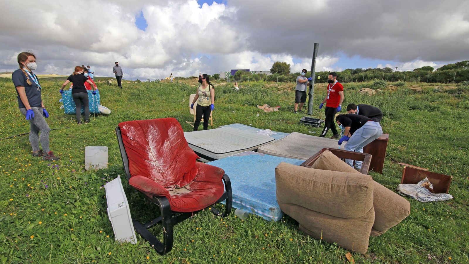 Gran recogida de Zero Waste Jerez con casi 40 voluntarios