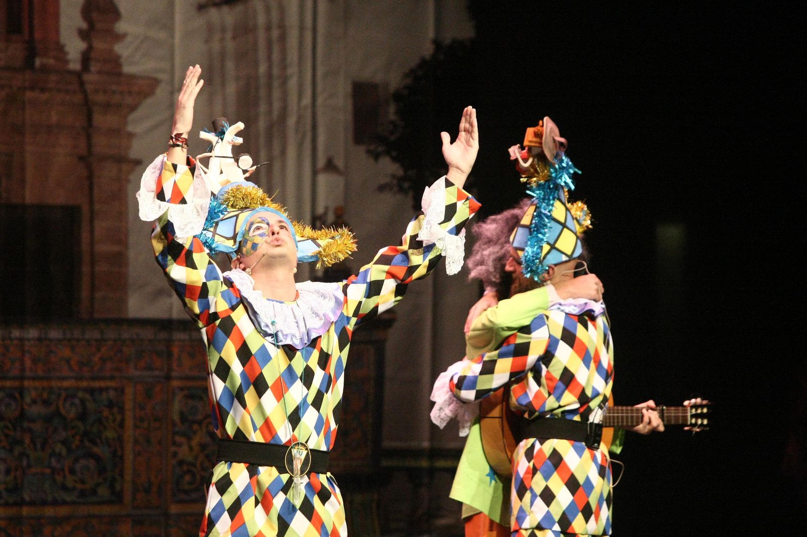 Imágenes del pregón anunciador del Carnaval de Algeciras