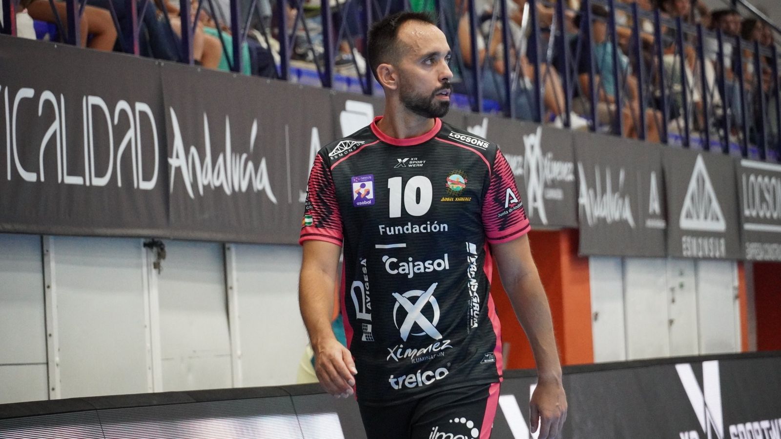 José Cuenca, en un partido de esta temporada del Ángel Ximénez.