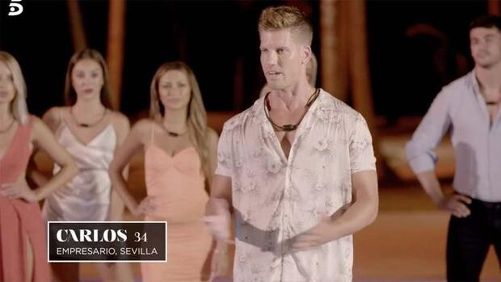 Carlos Algora, en una captura de pantalla del programa La Isla de las Tentaciones.