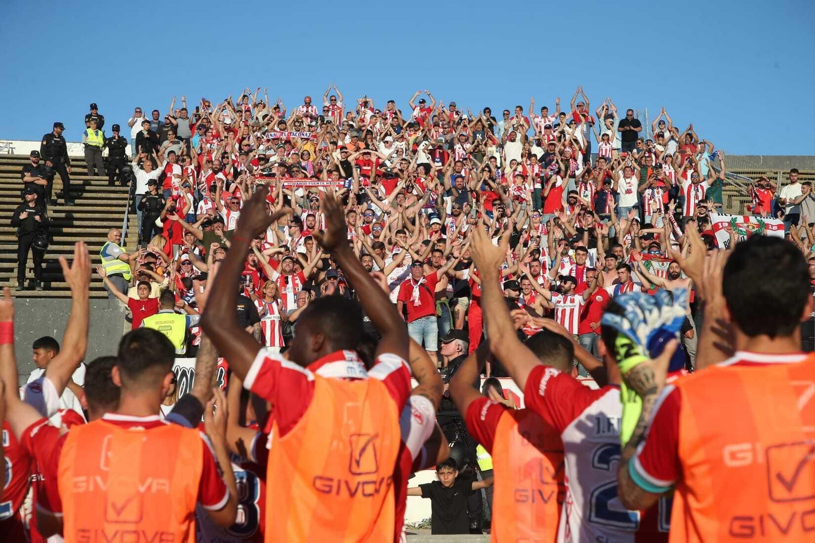 La afición del Algeciras, el pasado domingo en el Municipal.