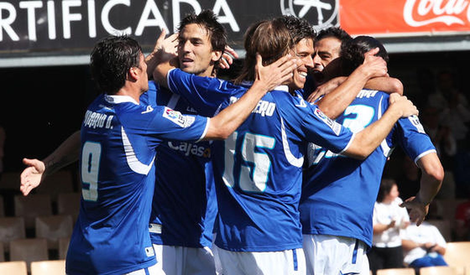 Un minuto tardó José Mari en poner en ventaja a los suyos. 

Foto: Vanesa Lobo