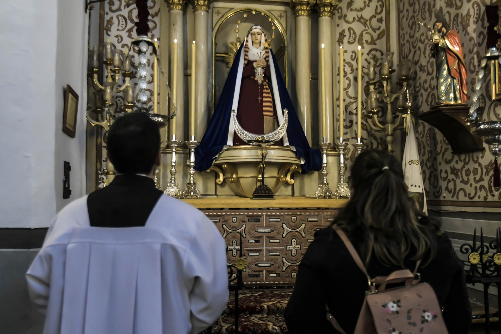Imágenes de la última misa en Granada en fase 0