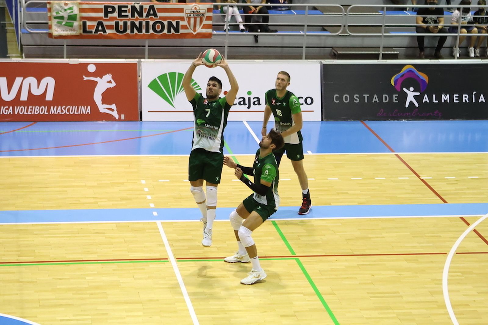 Portero, en un partido.