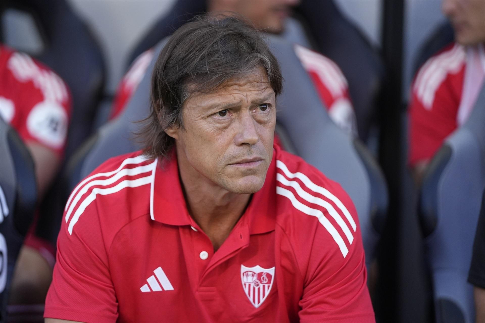 Matías Almeyda, en un partido del Sevilla contra el Sunderland durante la pretemporada.