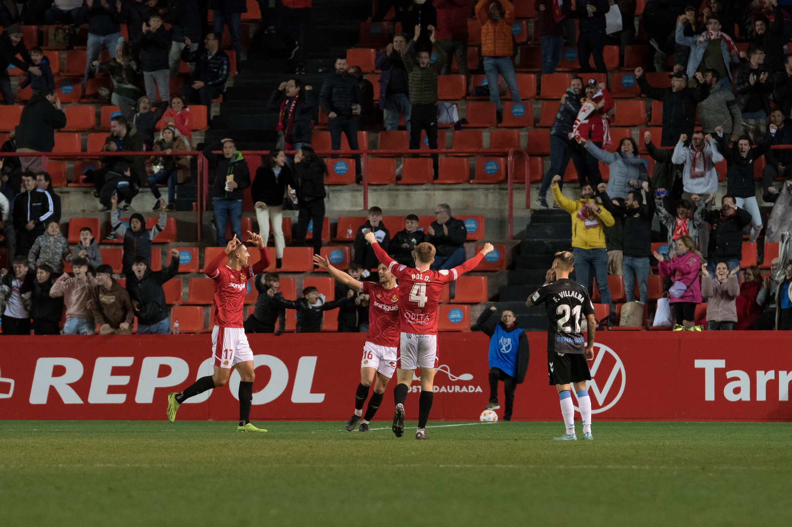 Las imágenes del Nàstic - Málaga CF