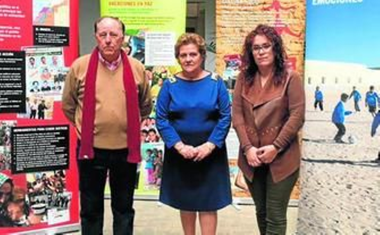 Luis Cruz, Antonia Grao y Nerea Ortega.