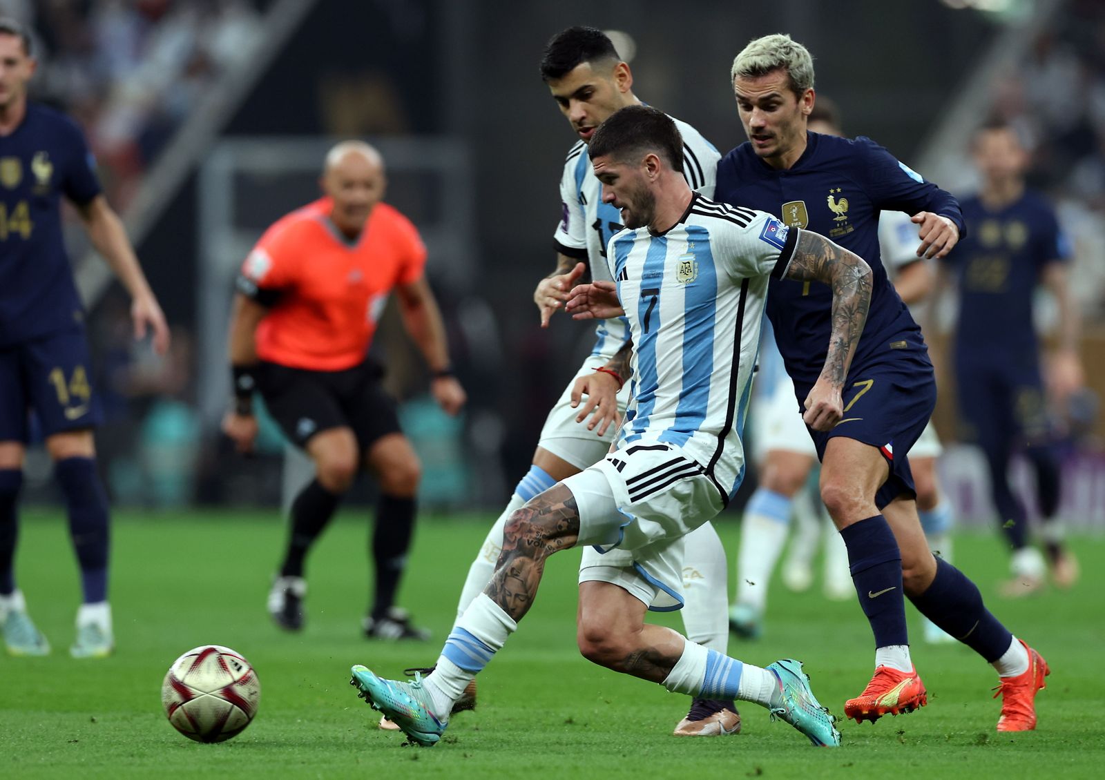Final del Mundial de Qatar: Argentina-Francia, en imágenes