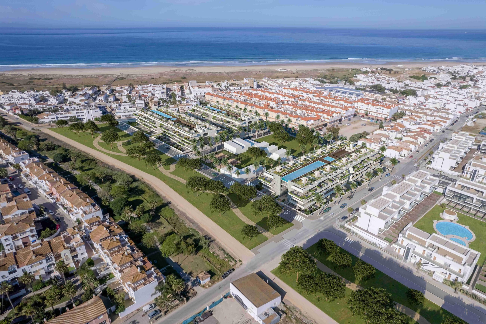 Infografía del complejo Zahara Luxury Paradise.