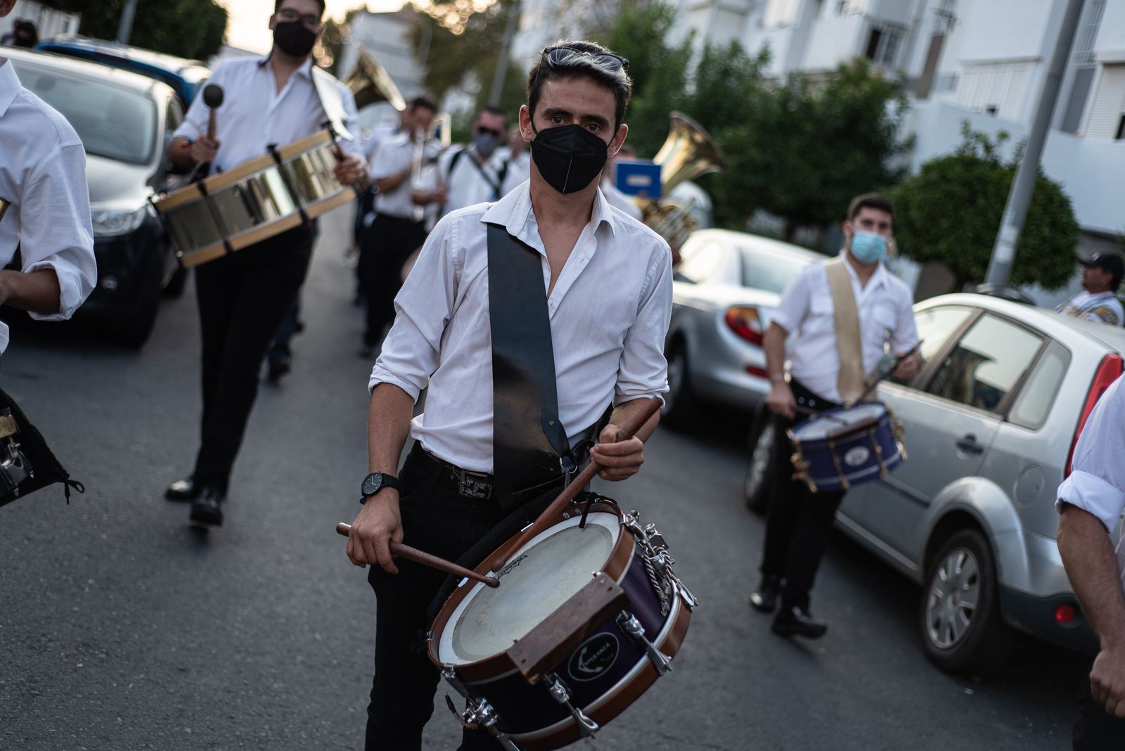 La procesión de la Virgen del Pilar por la Hispanidad en imágenes