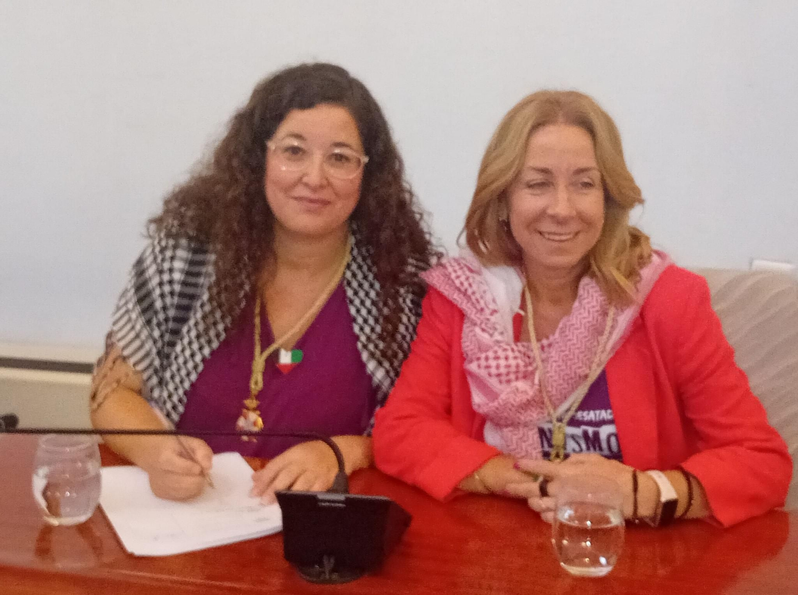 Violeta Márquez y Teresa Chamizo. Violeta Márquez y Teresa Chamizo.