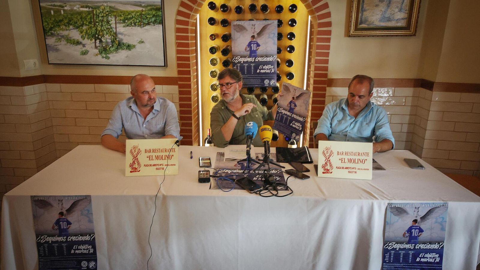 Un momento de la presentación de la campaña.