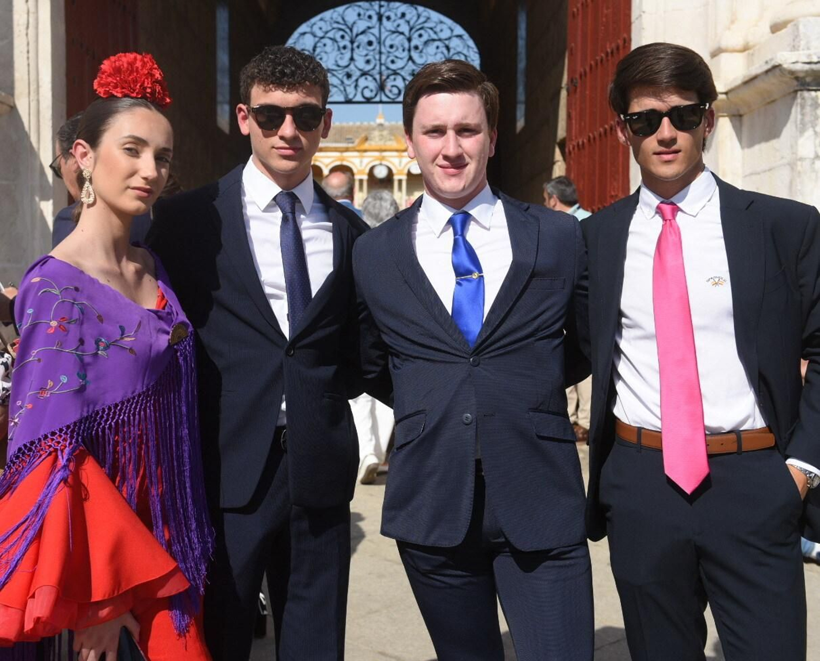 Marina Campos, Héctor Morales, Adrían Barón y Antonio Ortega