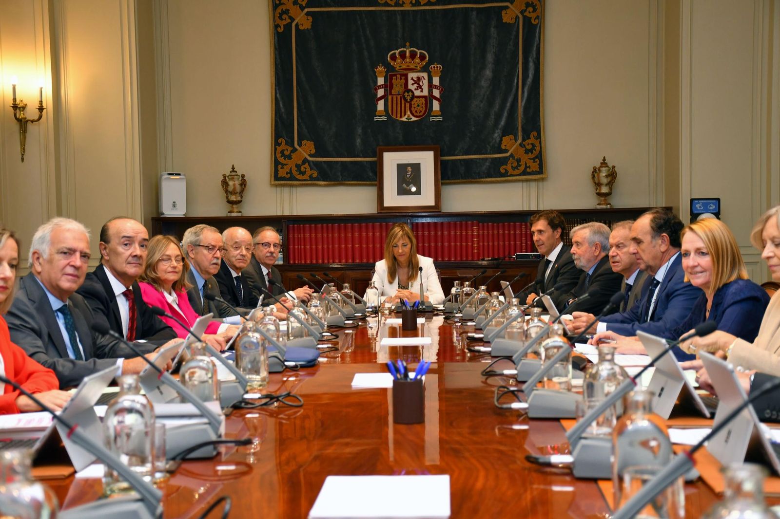 Imagen de la reunión del Consejo General del Poder Judicial celebrado este miércoles.