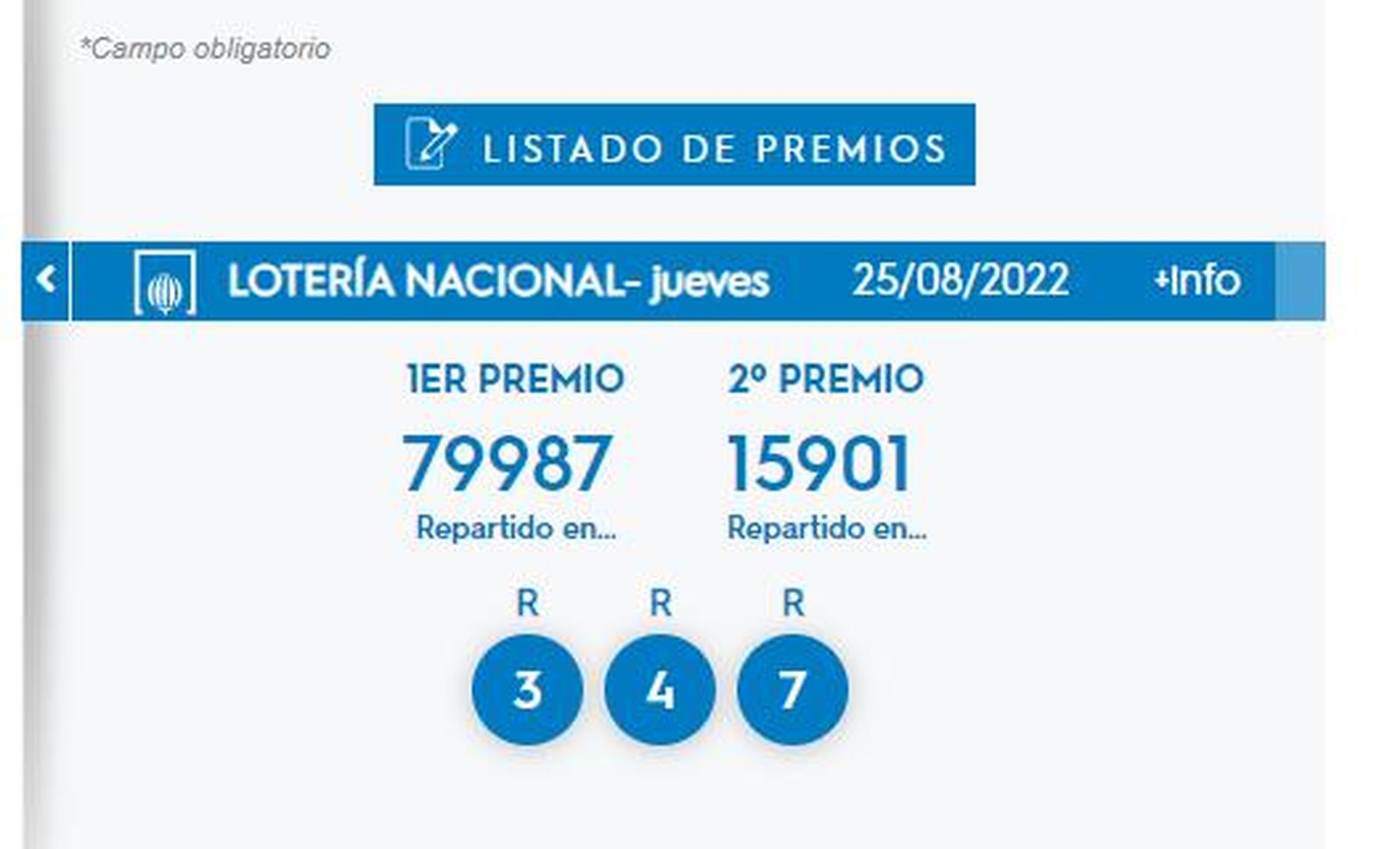 El sorteo de la Lotería Nacional deja premio en la provincia de Granada