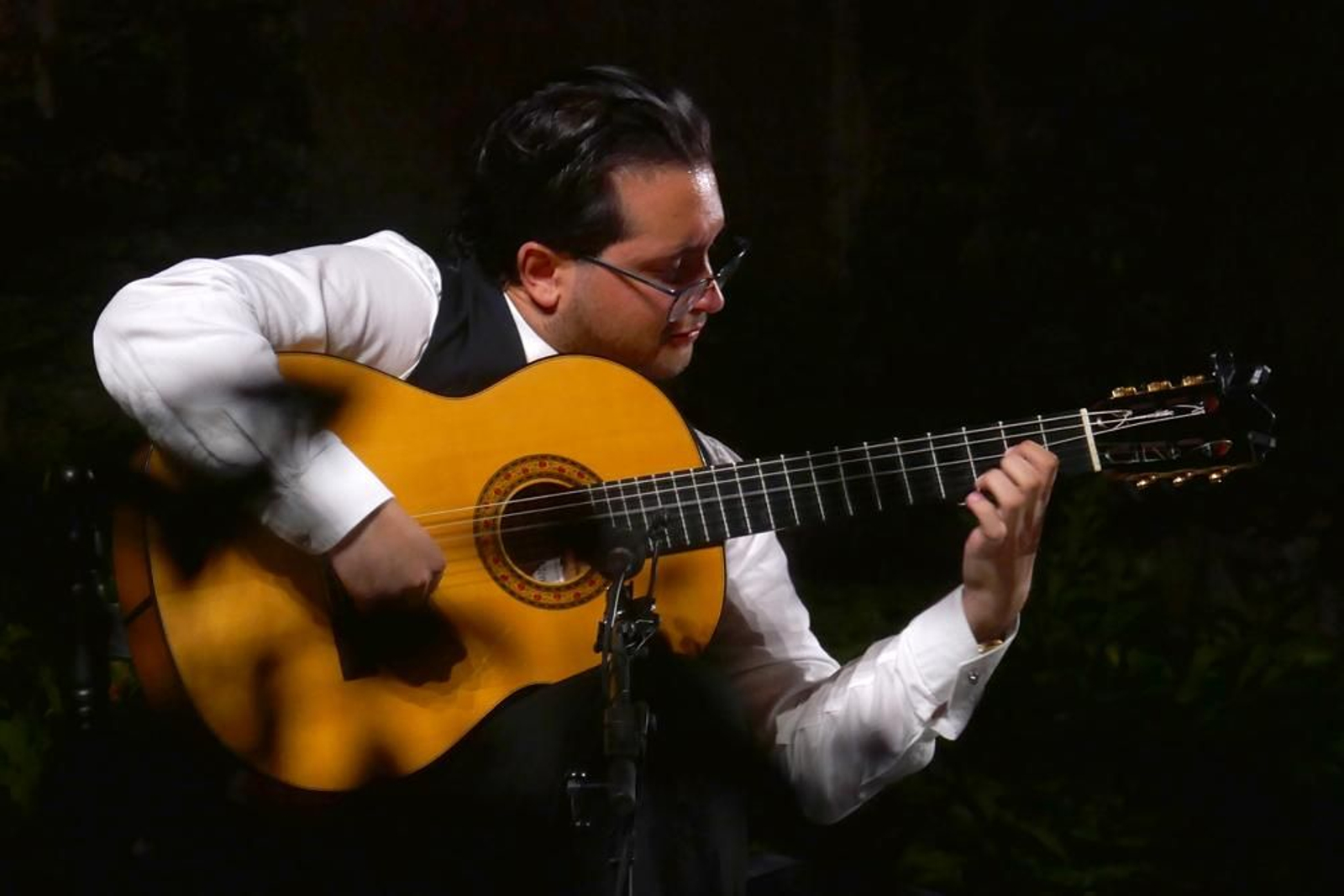 David de Arahal en los Jardines del Alcázar.