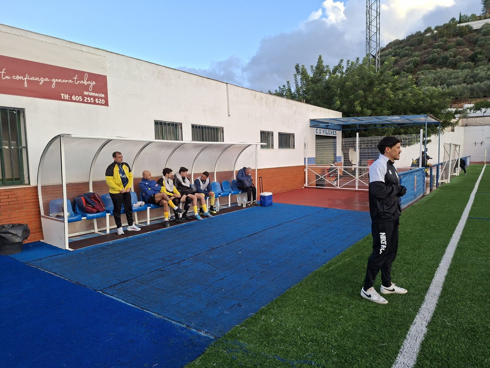 Álvaro de la Torre, en un encuentro de esta temporada.