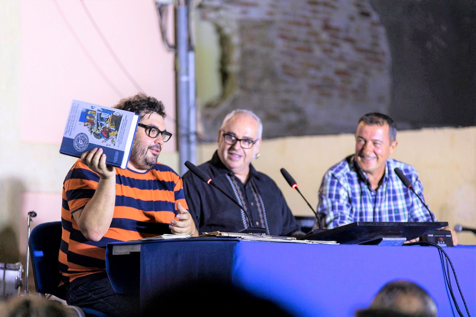 Francisco Luis Aguilar, Antonio Jesús García ‘Che’ y Enrique Alemán protagonizaron el coloquio.