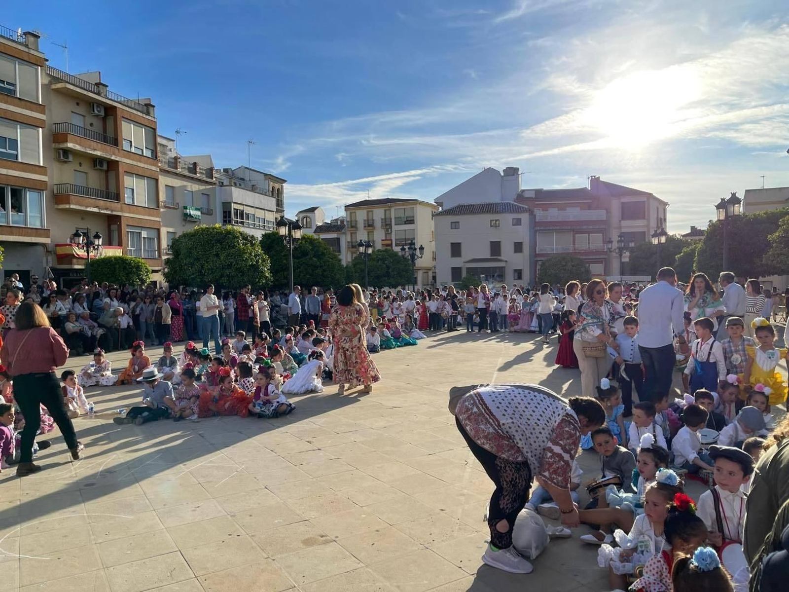 En imágenes: Los más pequeños celebran su romería escolar en Porcuna