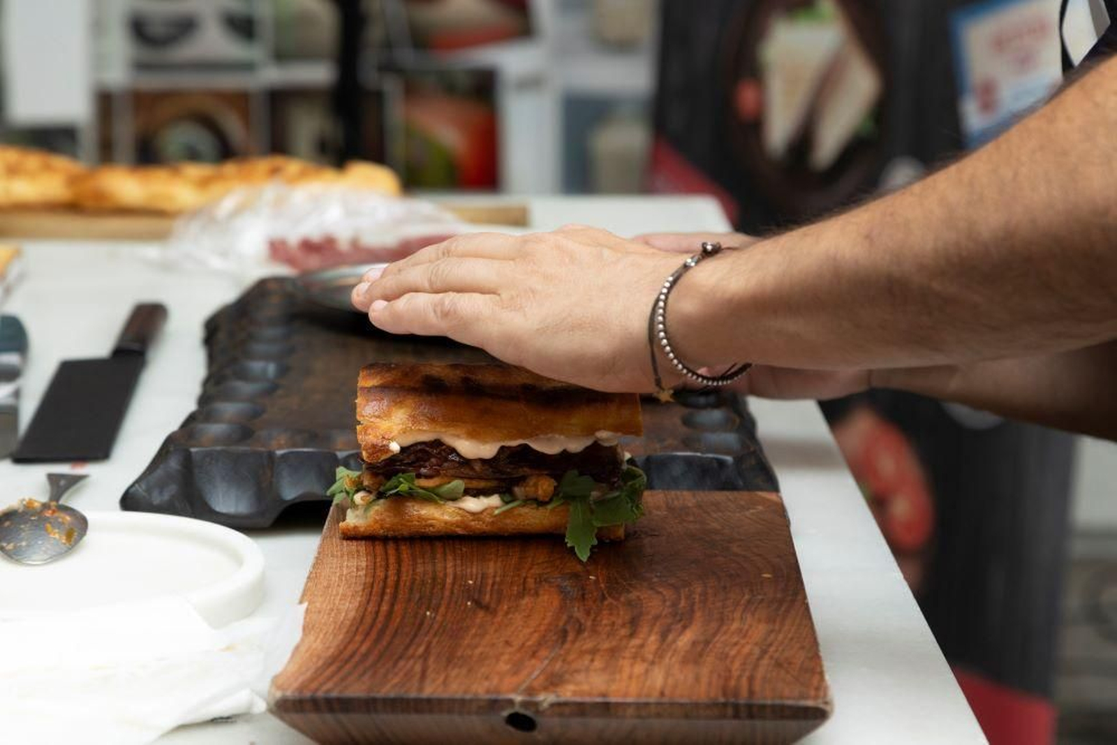 Diego Guerrero con el Bocadillo de todos