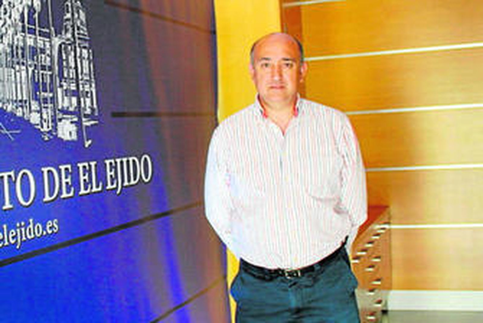 El presidente de la Junta Local de Las Norias, Carlos Martín.
