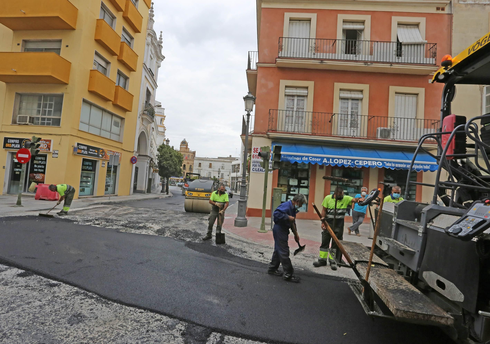 Asfaltado del eje Corredera-Esteve y obras de Calle Cerrón