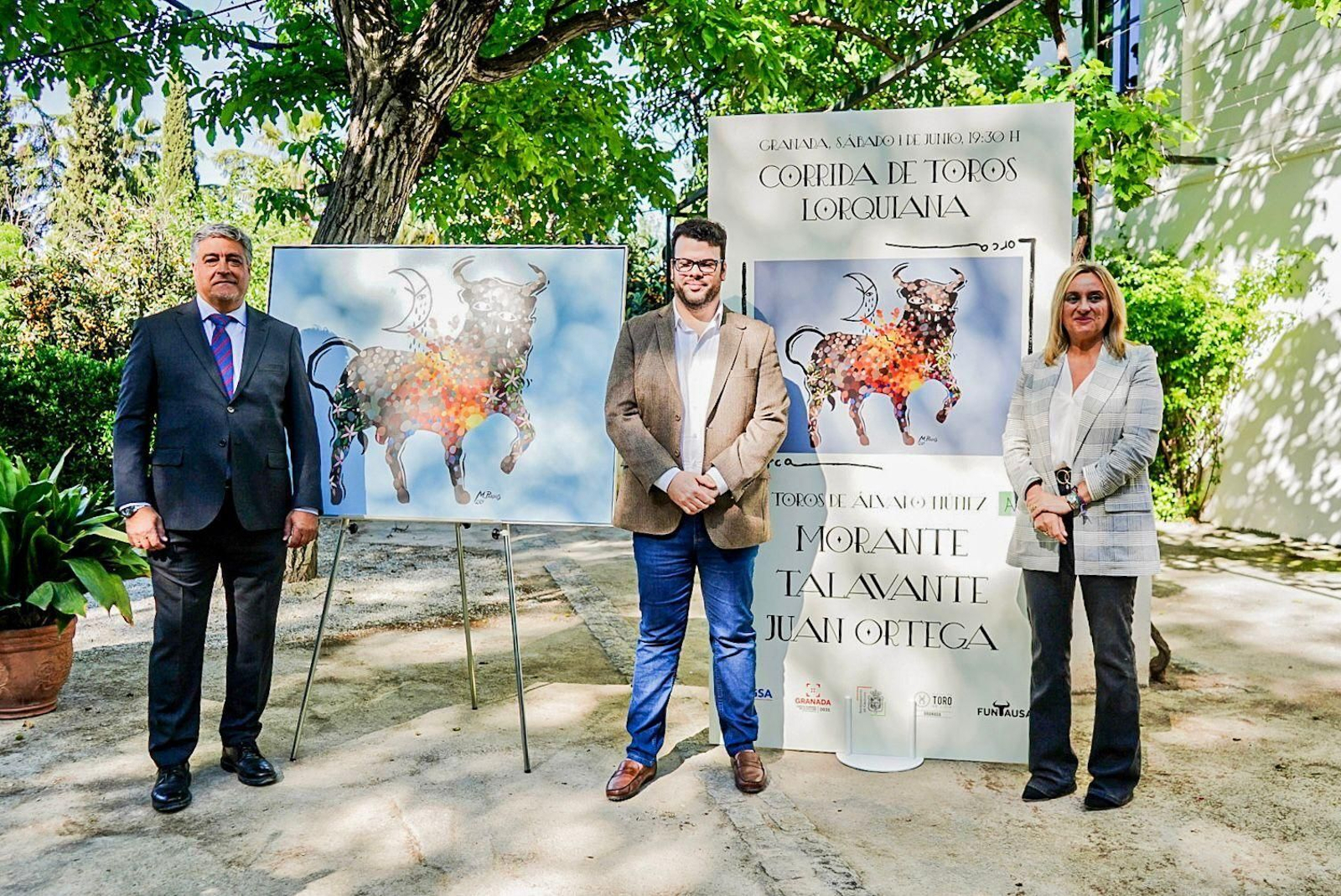 Presentación de la corrida taurina este miércoles.