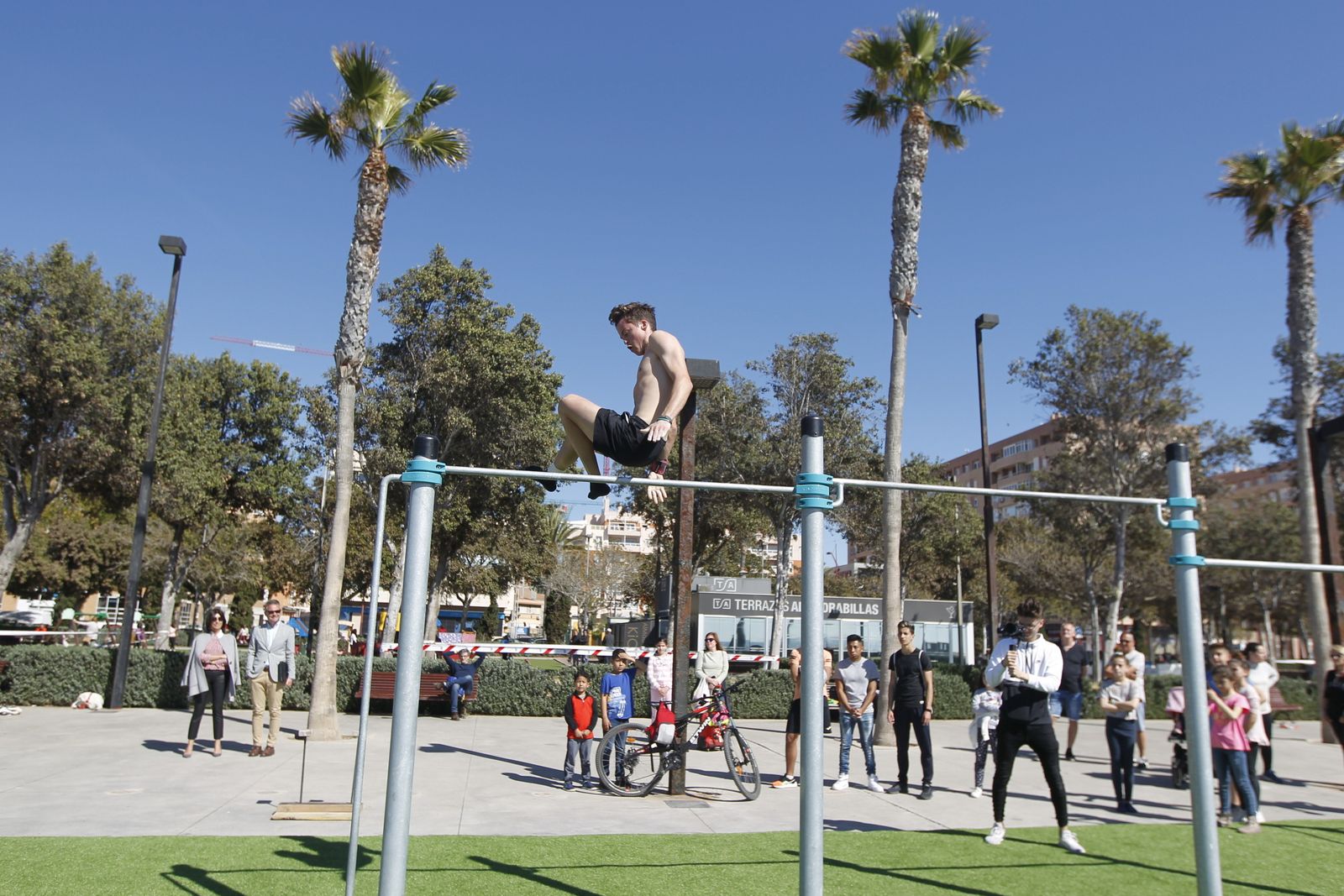 Fotogalería Pista de Calistenia. Parque de los Periodistas. Almería