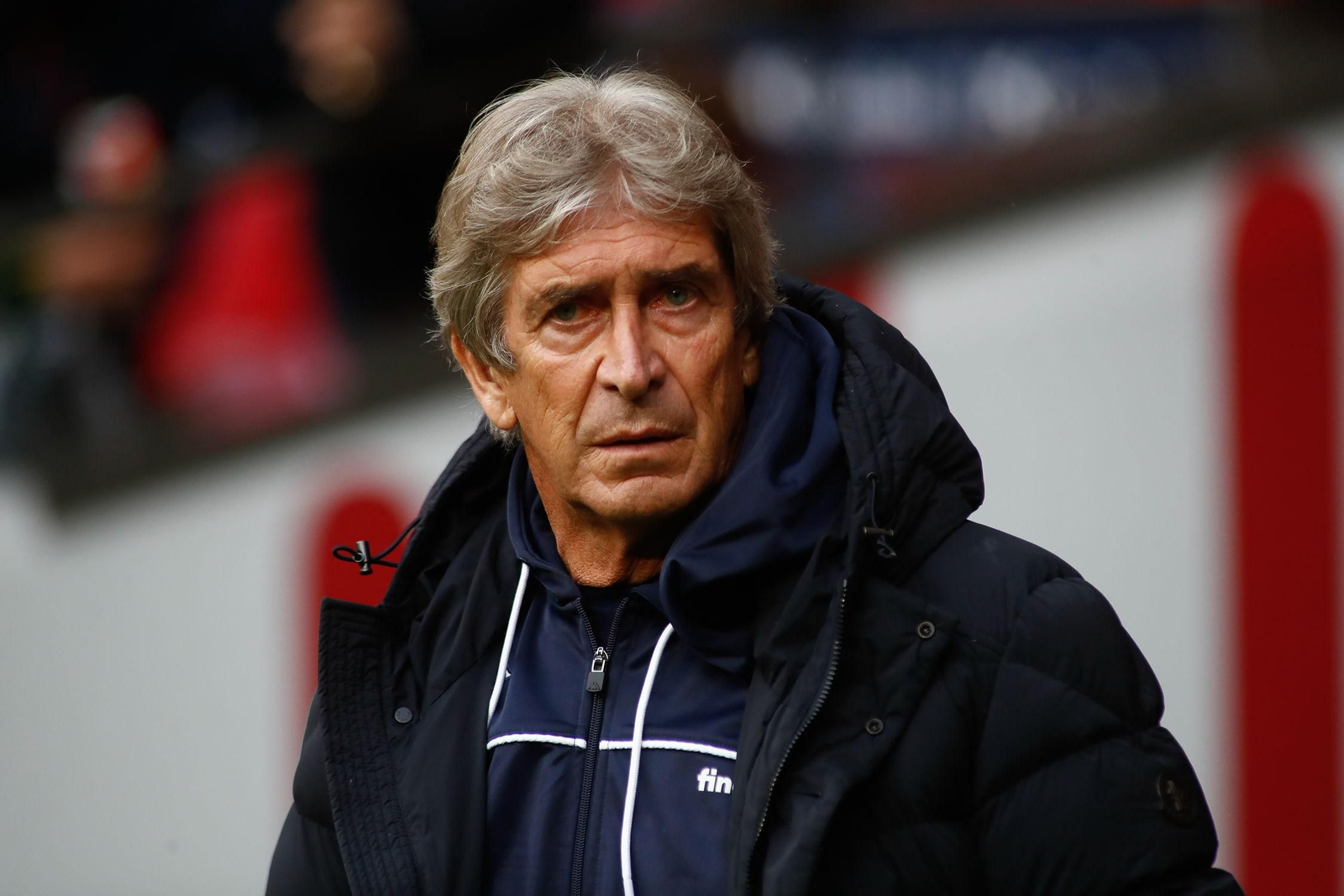 Manuel Pellegrini, en el Metropolitano.