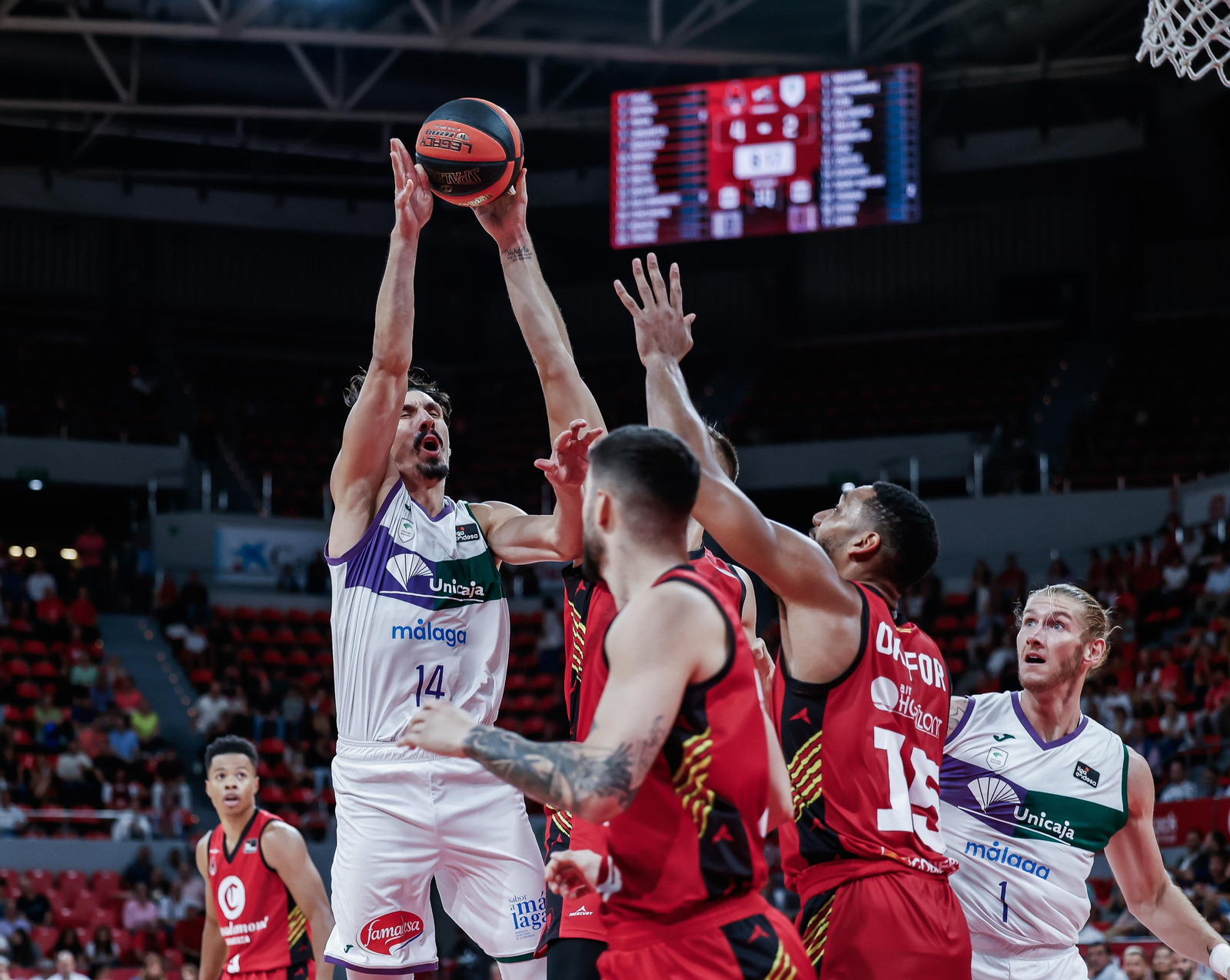 El Casademont Zaragoza-Unicaja, en fotos