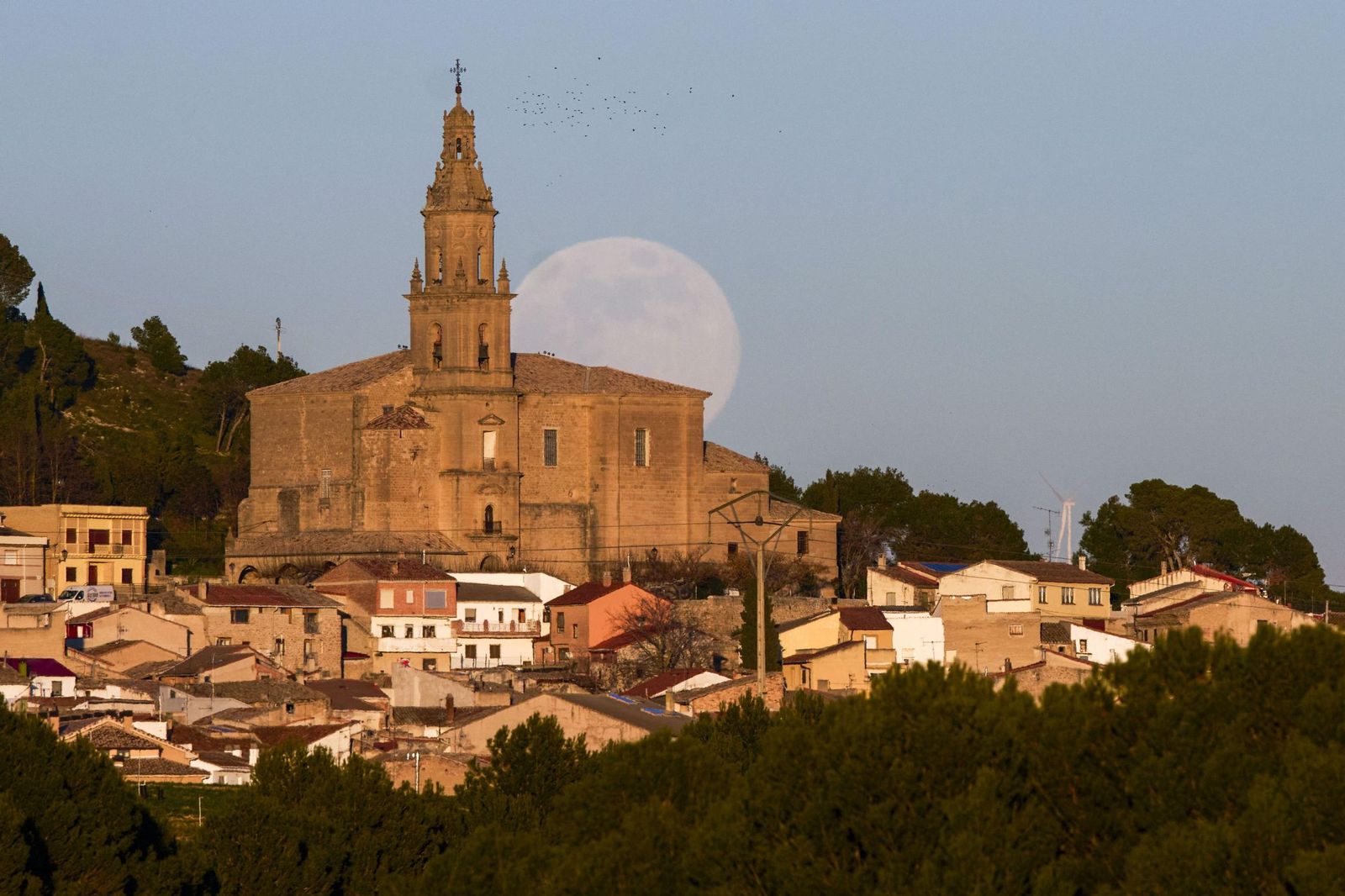 Las imágenes de la primera luna llena de invierno