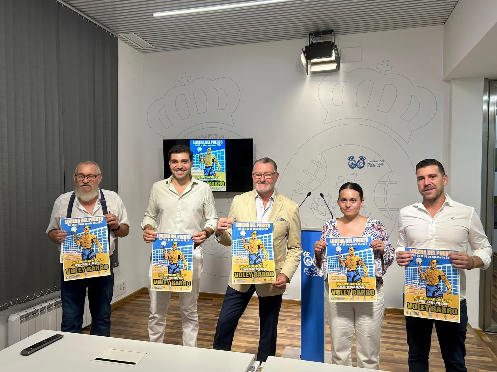 Presentación del XXIII Campeonato de España de voley barro.
