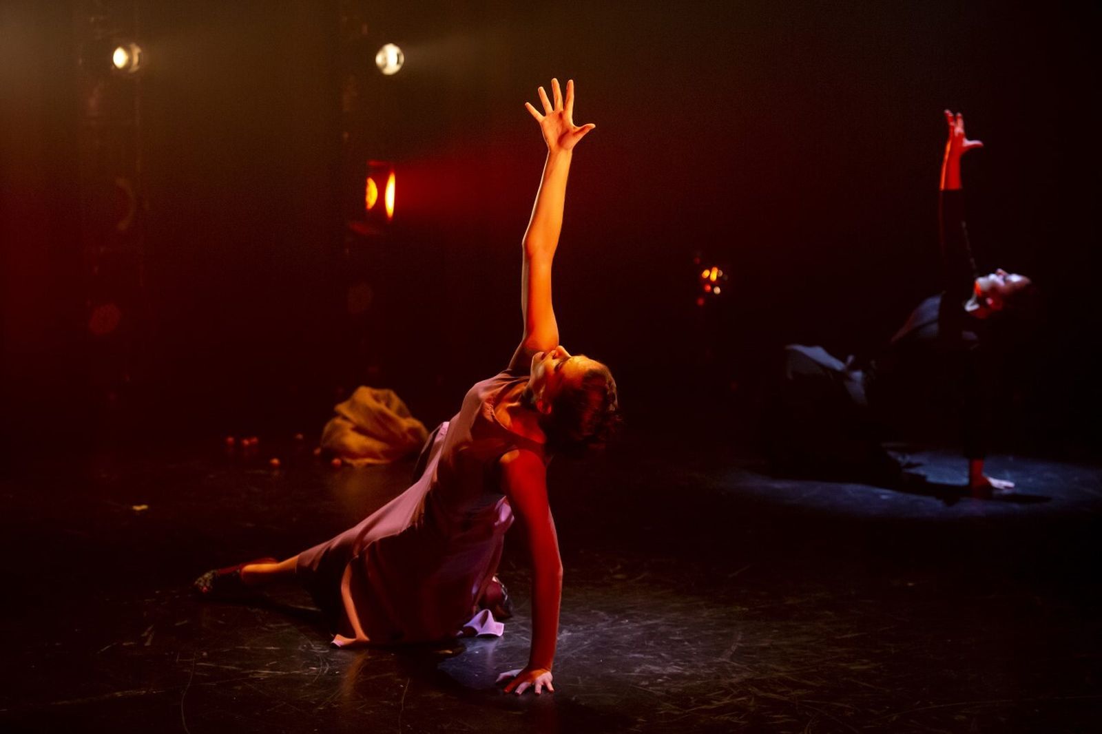 Un momento del espectáculo 'Las Furias' en el Teatro Echegaray.