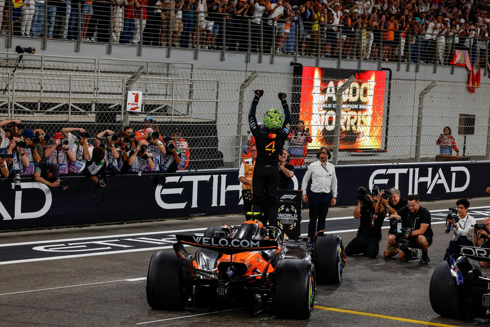 Las fotos del título mundial de Lando Norris en la Fórmula 1